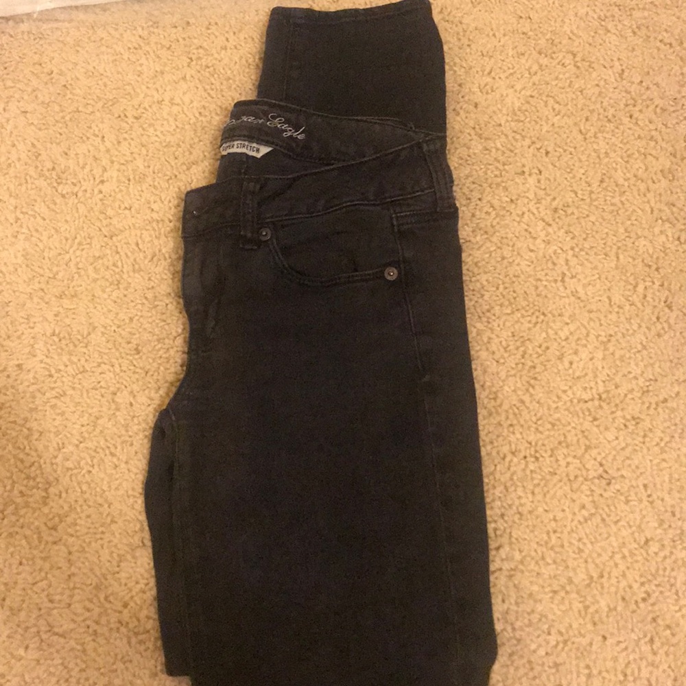 Black American eagle jeans